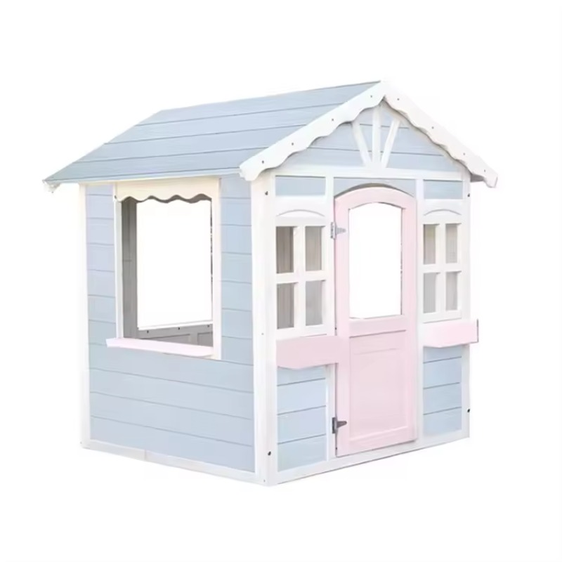 Kids Outdoor Wooden Playhouse - Hotselling houten speelhuis voor buiten, voor