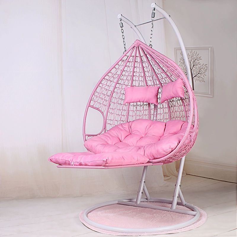 Kids Outdoor Egg Chair - Tuinschommel met standaard, buitenmeubelset voor kinderen
