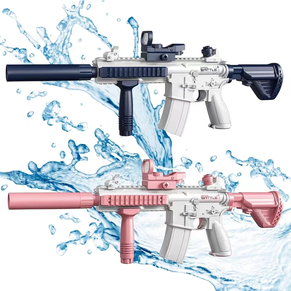 Kids Outdoor Water Toys - Elektrisch waterpistool voor volwassenen M416, krachtige