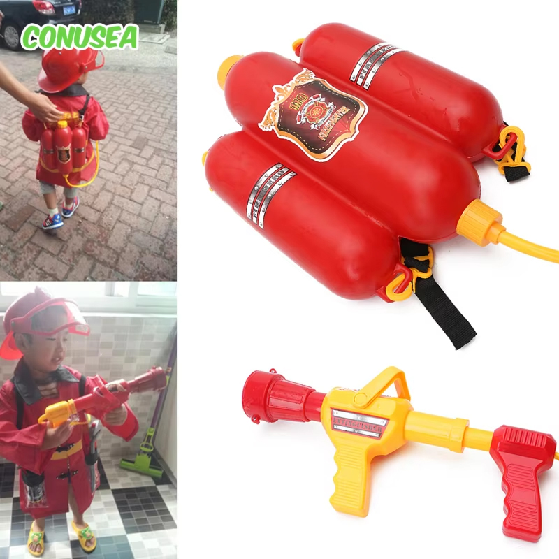 Kids Outdoor Yard Games - Brandrugzak Waterpistool Grote capaciteit Brandweerman Waterpistolen