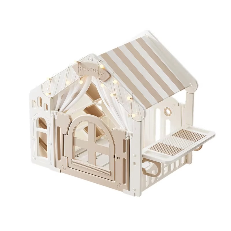 Kids Outdoor Wooden Playhouse - Moderne binnen- en buiten speelhuisje voor