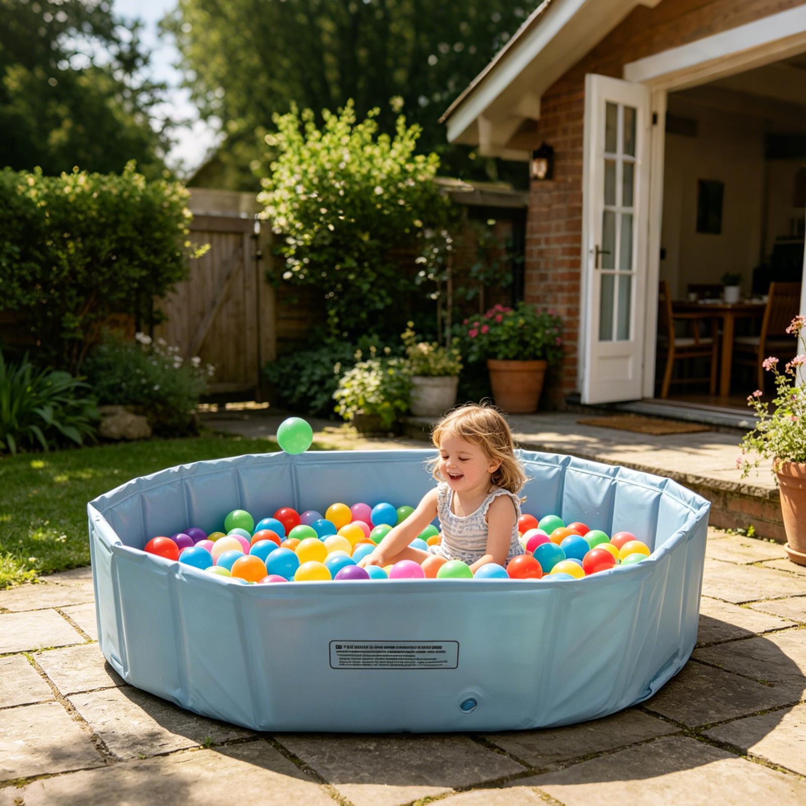 Kids Outdoor Yard Games - Opvouwbaar buitenzwembad voor huisdieren, draagbaar kinderzwembad