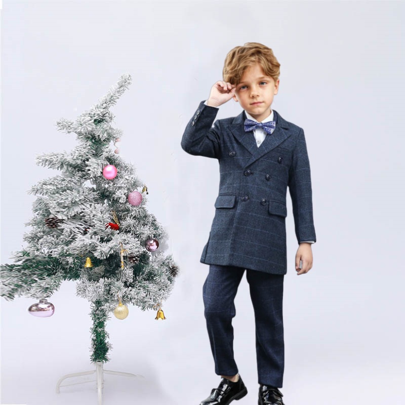 Kids Outdoor Jacket - Kinderen winddicht outdoor jas jongens blauw
