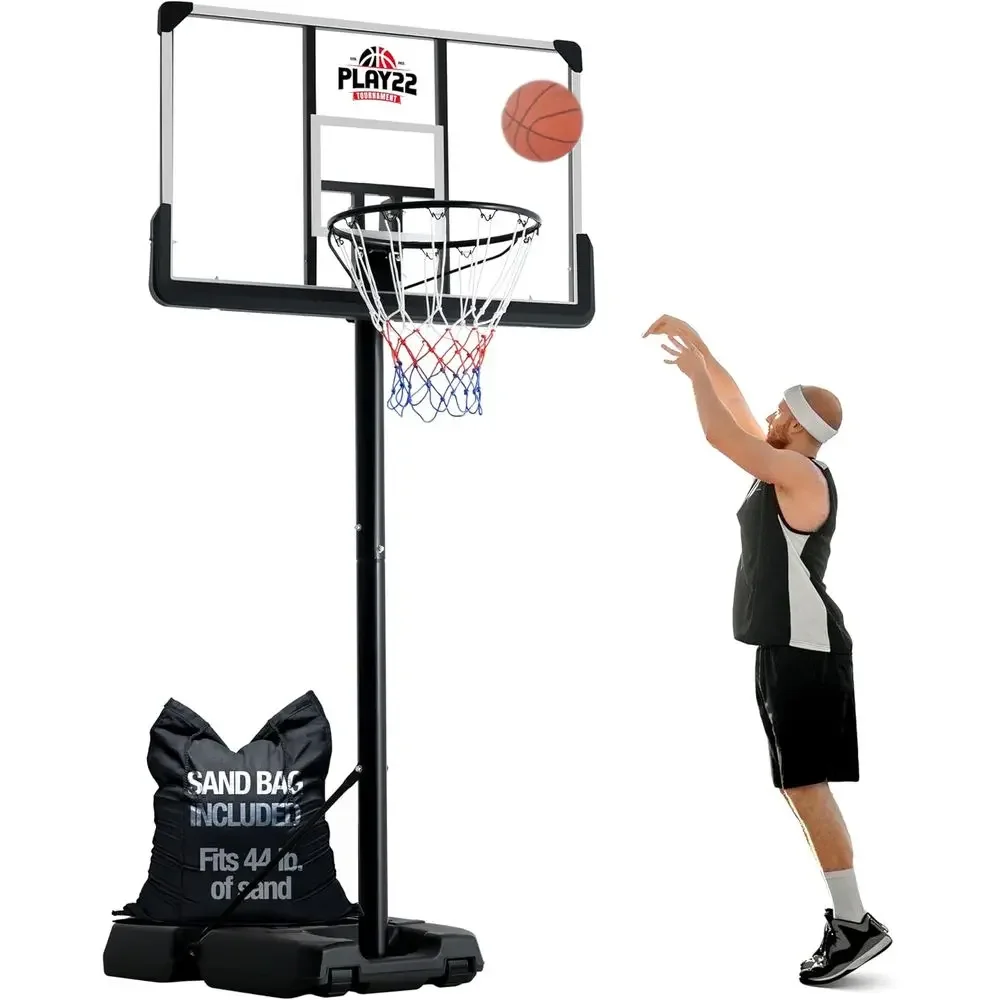 Kids Outdoor Basketball - Verstelbaar 44 inch onbreekbaar basketbalring systeem