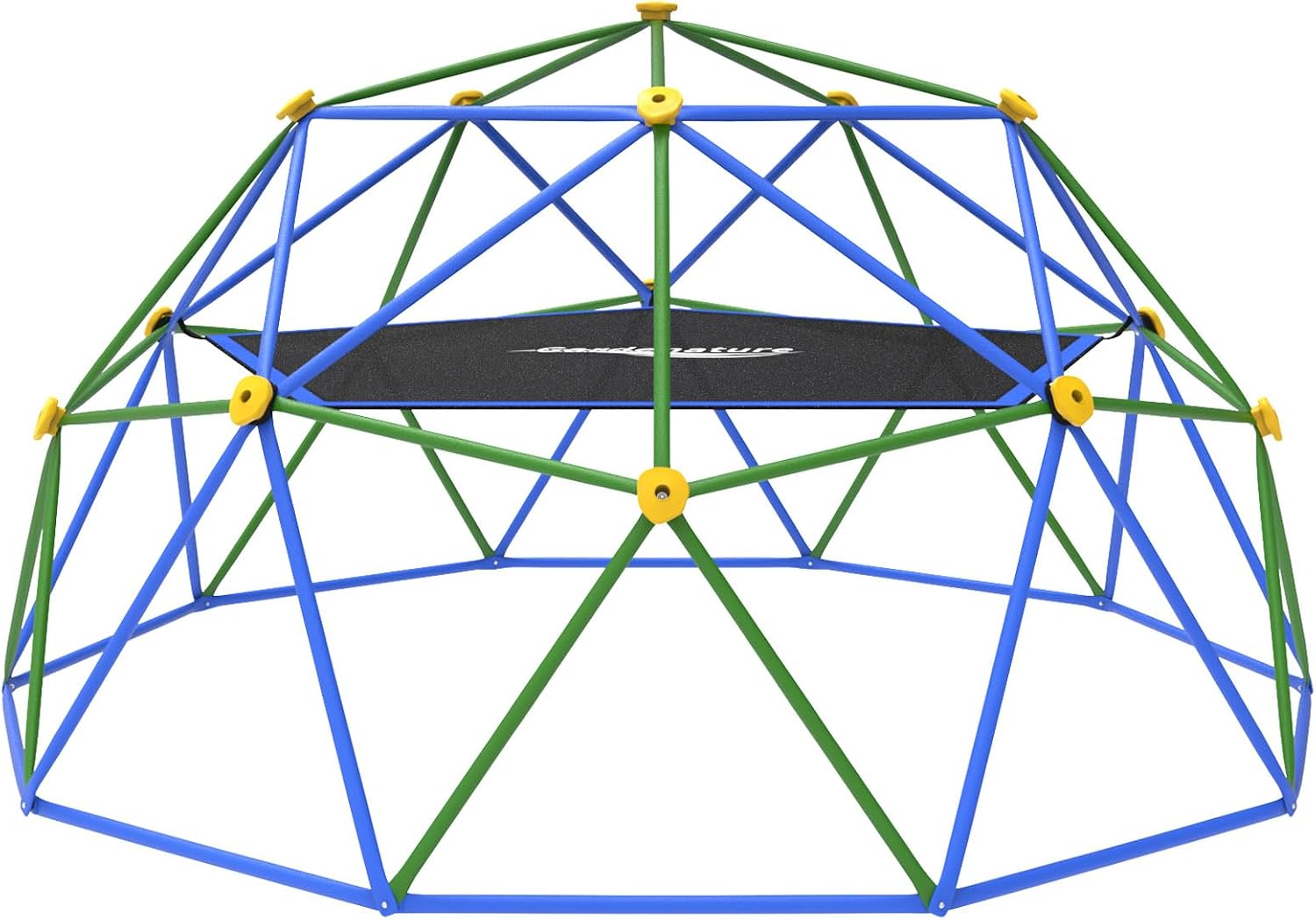 Kids Outdoor Jungle Gym Dome - 10FT Klimdom met hangmat, buitenspeeltoestel voor