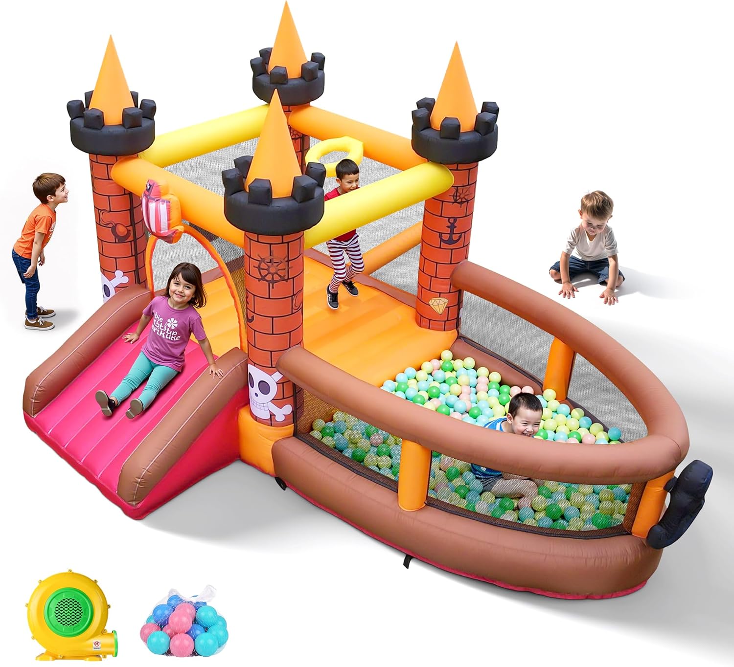 Opblaasbare springkasteel voor - Kids Outdoor Jump House recensie en prijs