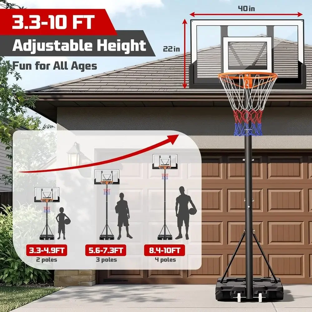 Draagbare buitenbasketbalring  - Kids Outdoor Basketball recensie en prijs