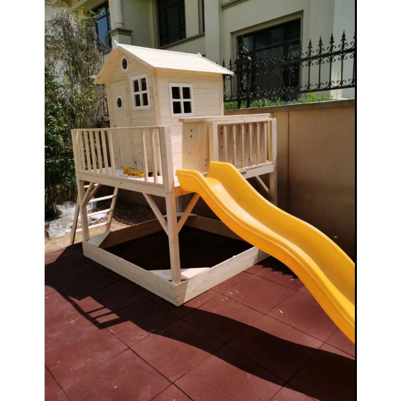 Buitenhouten speelhuisje voor  - Kids Outdoor Wooden Playhouse recensie en prijs
