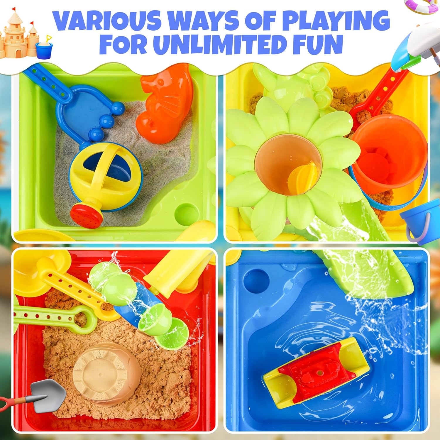 25 stuks zomerwatertafel voor  - Kids Outdoor Water Toys recensie en prijs