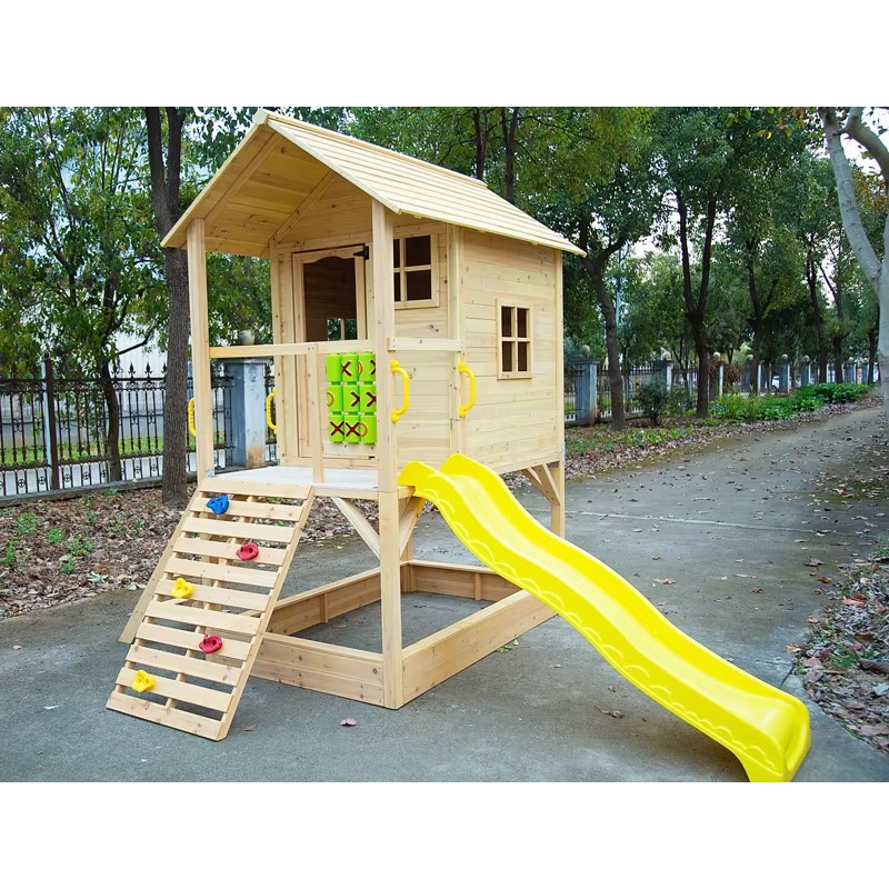 Kinderen houten buiten speelhu - Kids Outdoor Wooden Playhouse recensie en prijs