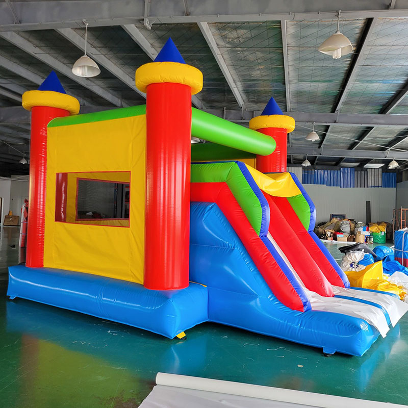 Springhuis met glijbaan Spring - Kids Outdoor Jump House recensie en prijs