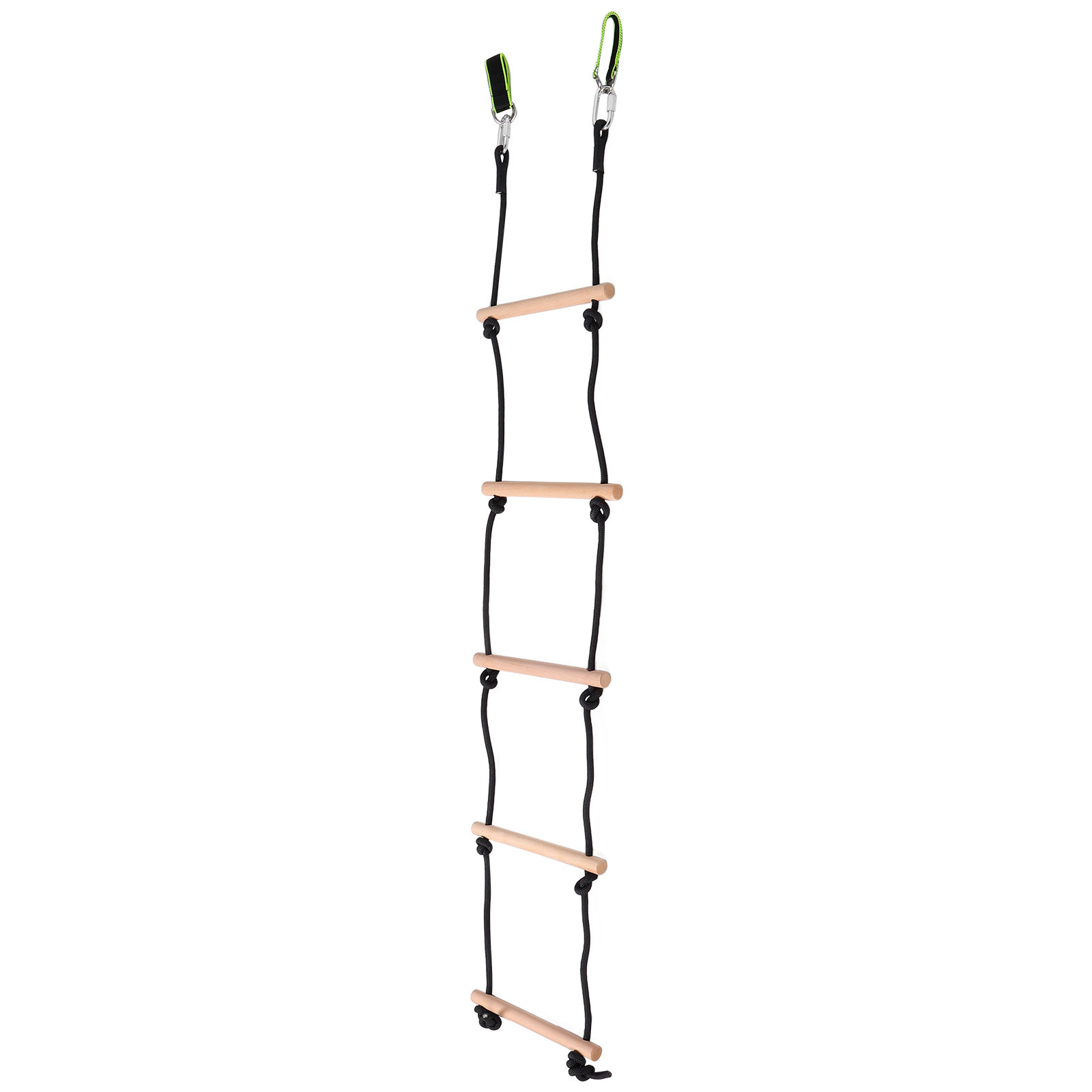 1 set klimtouw en houten klimr - Kids Outdoor Wooden Climbing Frame recensie en prijs
