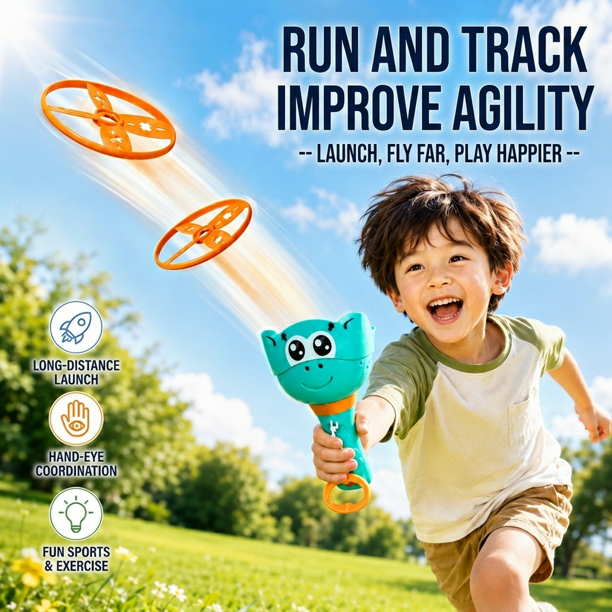 Mquduo Flying Disc Catapult La - Kids Outdoor Yard Games recensie en prijs