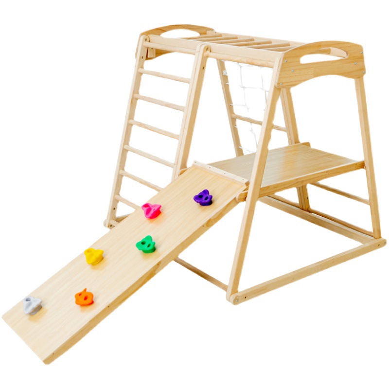 Klimrek voor kinderen, binnen  - Kids Outdoor Wooden Climbing Frame recensie en prijs
