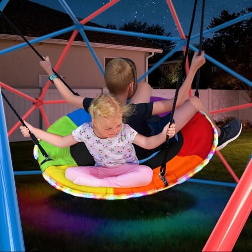 Clim Dome Schommelset met LED- - Kids Outdoor Jungle Gym Dome recensie en prijs