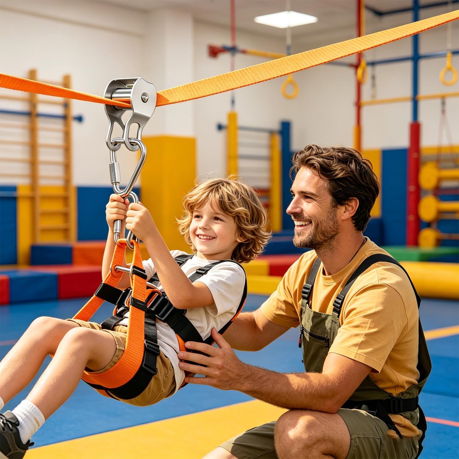 Zipline voor kinderen, evenwic - Kids Outdoor Yard Toys recensie en prijs