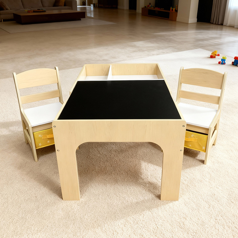 Moderne houten kindertafel- en - Kids Outdoor Table And Chair Set recensie en prijs