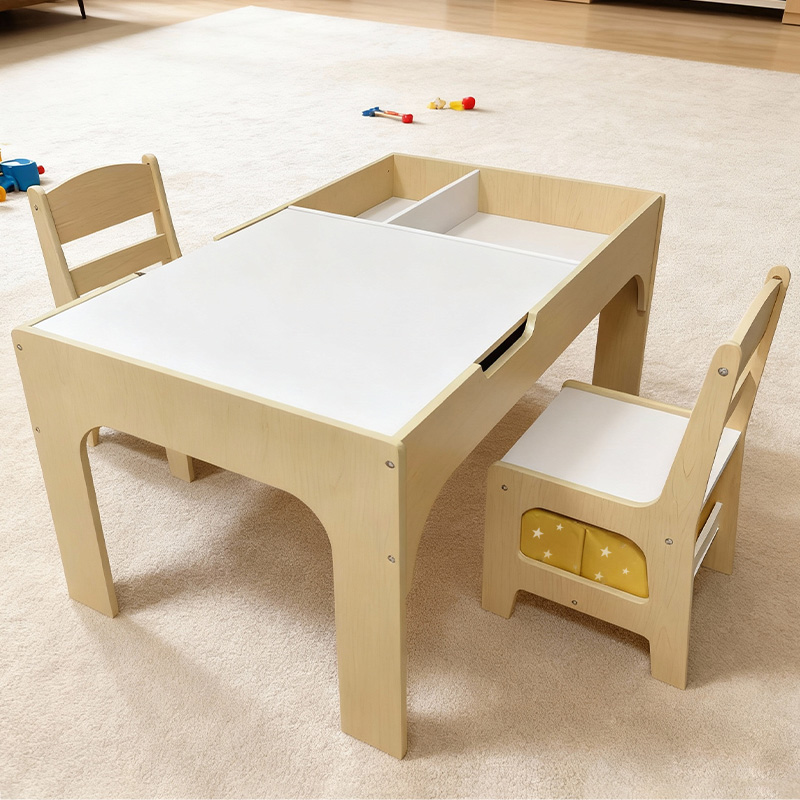 Moderne houten kindertafel- en - Kids Outdoor Table And Chair Set recensie en prijs