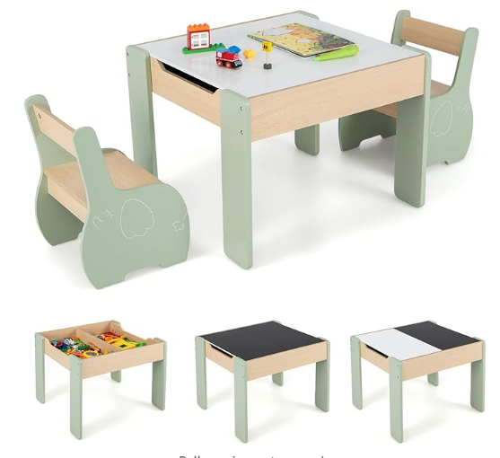 Moderne houten tafel- en stoel - Kids Outdoor Table And Chair Set recensie en prijs
