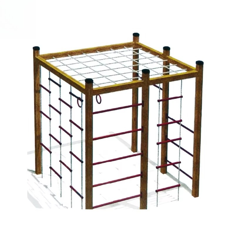 Houten klimrek, binnen- en bui - Kids Outdoor Wooden Climbing Frame recensie en prijs