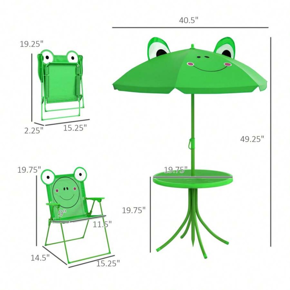Kinderen Tafel- en Stoelenset  - Kids Outdoor Table And Chair Set recensie en prijs