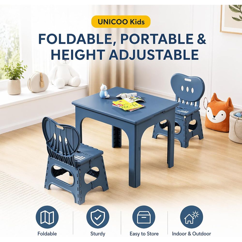 Opvouwbare tafel- en stoelense - Kids Outdoor Table And Chair Set recensie en prijs