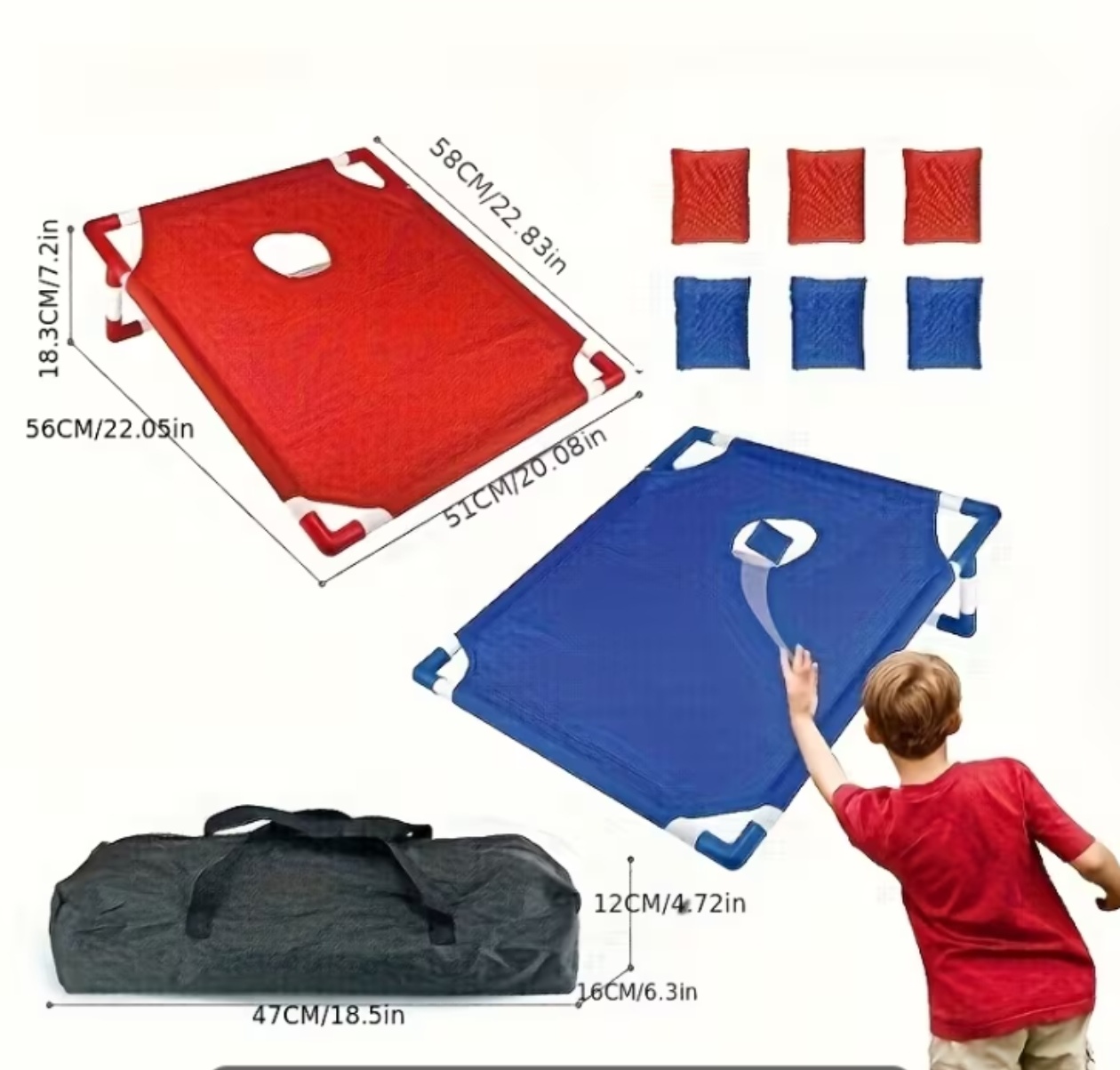 Corn Hole Spelset bevat 2 spel - Kids Outdoor Yard Games recensie en prijs