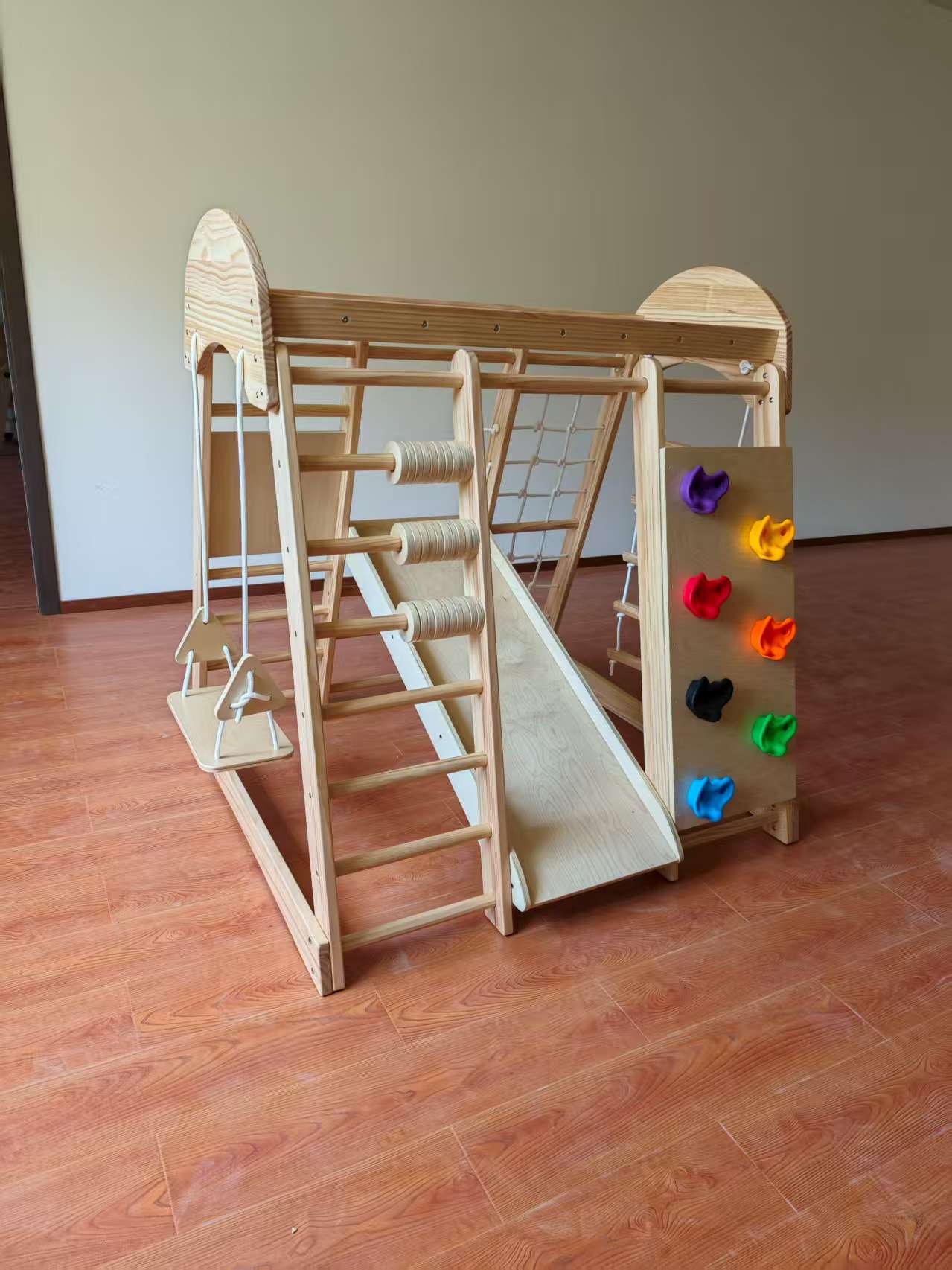 Houten klimrek voor kinderen,  - Kids Outdoor Wooden Climbing Frame recensie en prijs
