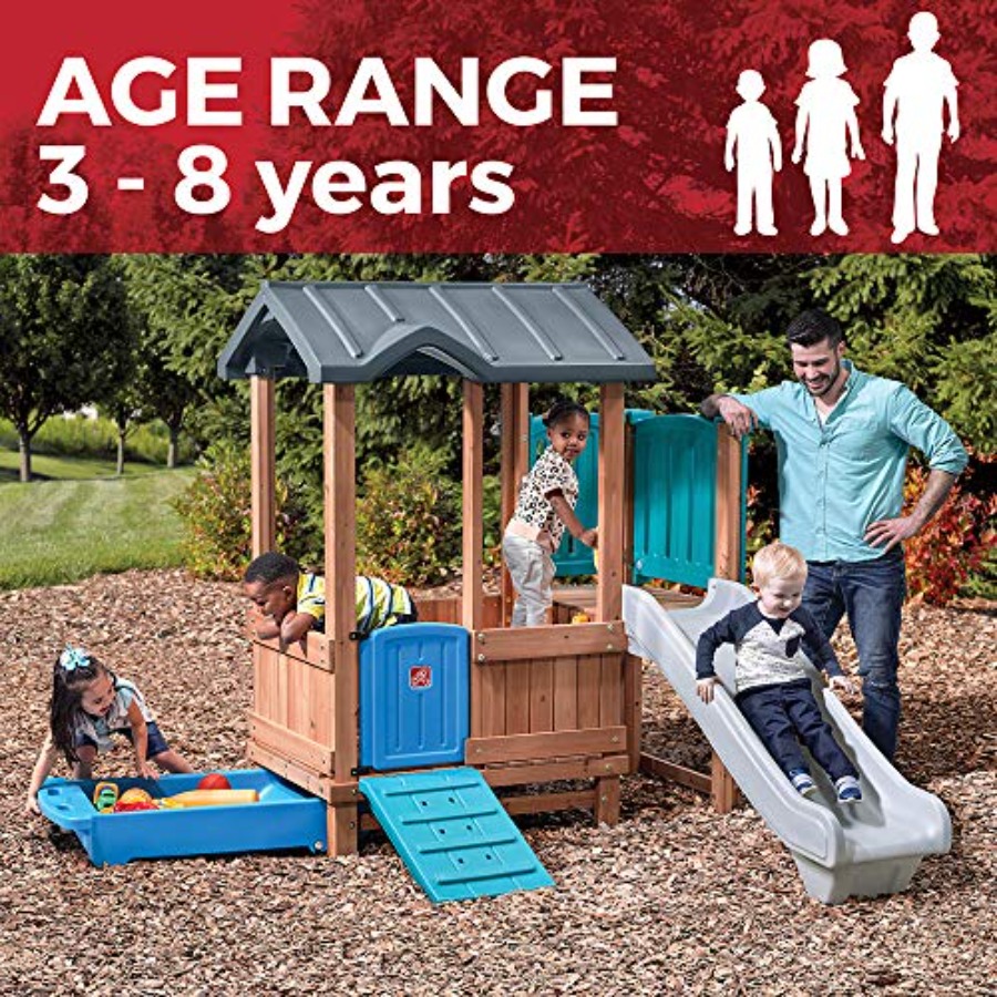 Woodland Adventure Speelhuis & - Kids Outdoor Wooden Playhouse recensie en prijs