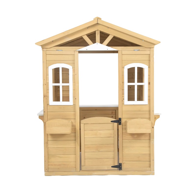 Modern klassieke houten speelh - Kids Outdoor Wooden Playhouse recensie en prijs
