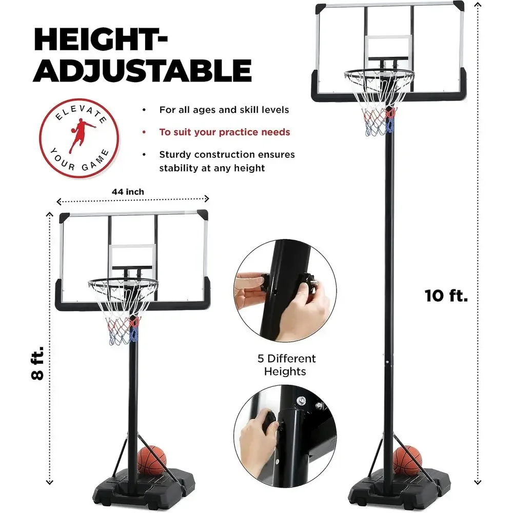 Verstelbaar 44 inch onbreekbaa - Kids Outdoor Basketball recensie en prijs