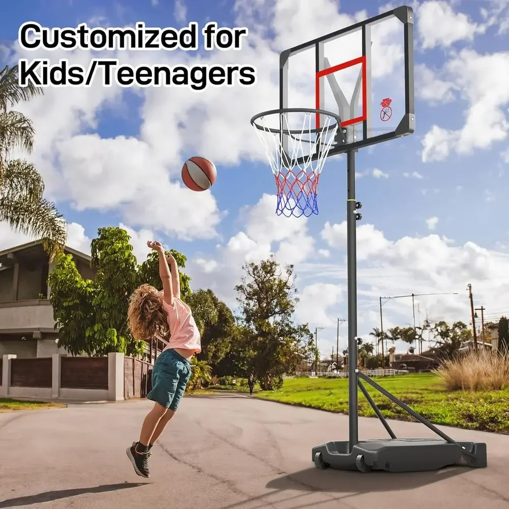 Verstelbare hoogte, draagbare  - Kids Outdoor Basketball recensie en prijs