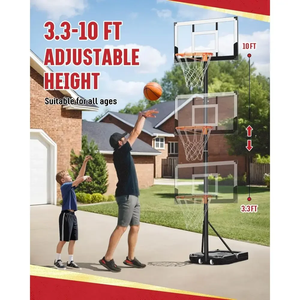 Verstelbare buitenbasketbalrin - Kids Outdoor Basketball recensie en prijs