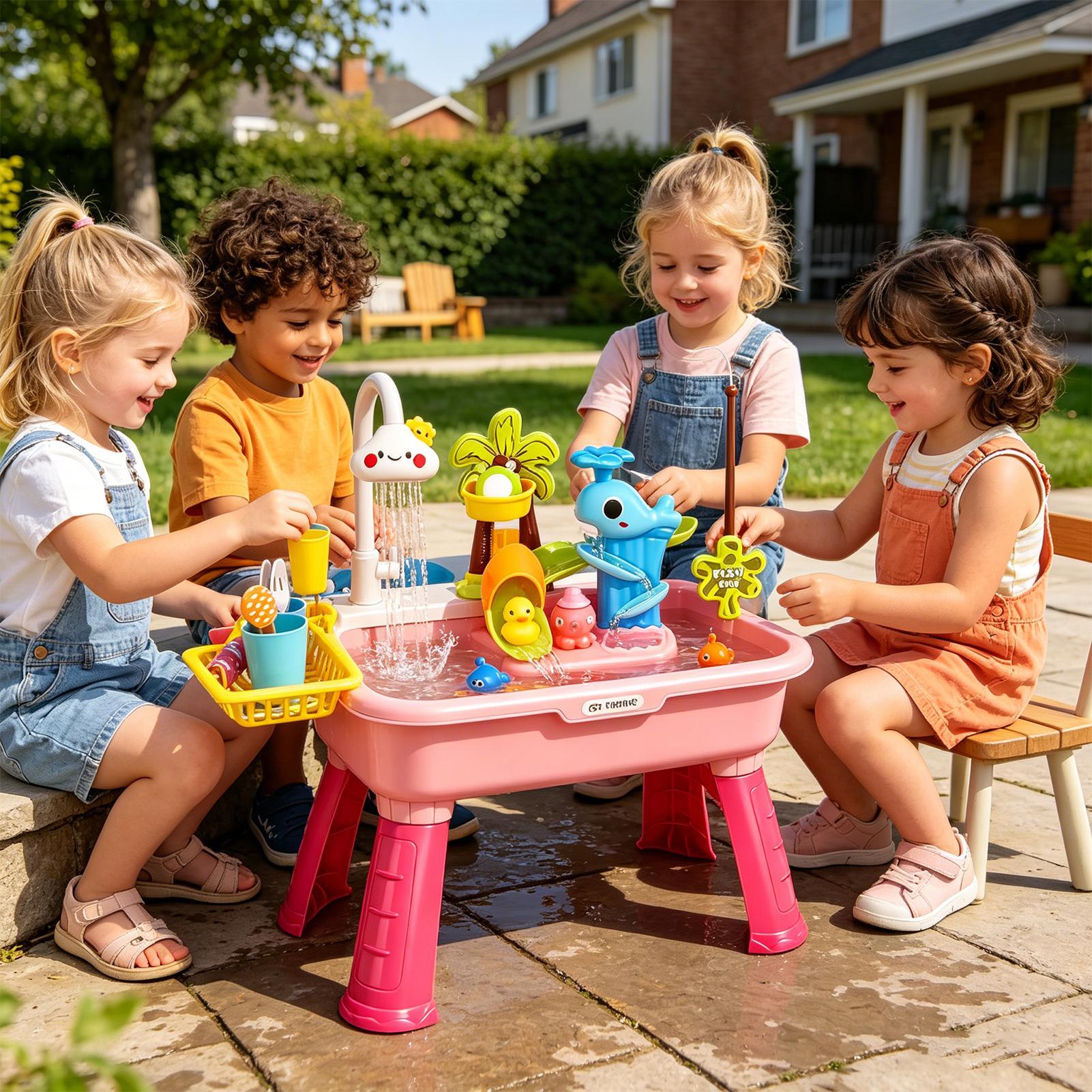 Elektrische speelgootsteen voo - Kids Outdoor Water Toys recensie en prijs