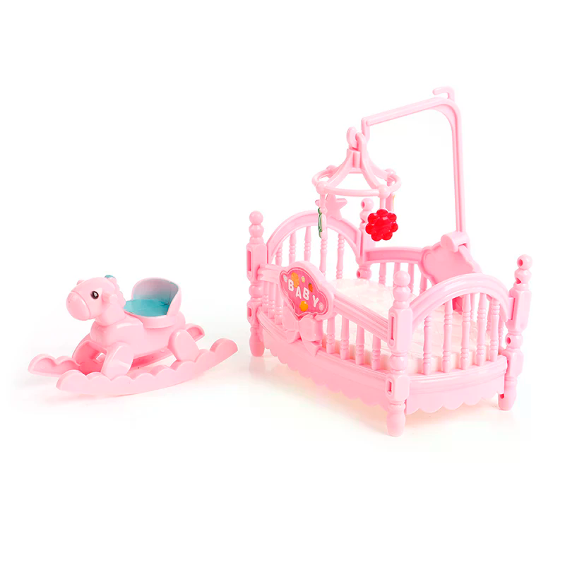 Miniatuur wieg houten paardens - Kids Outdoor Table And Chair Set recensie en prijs