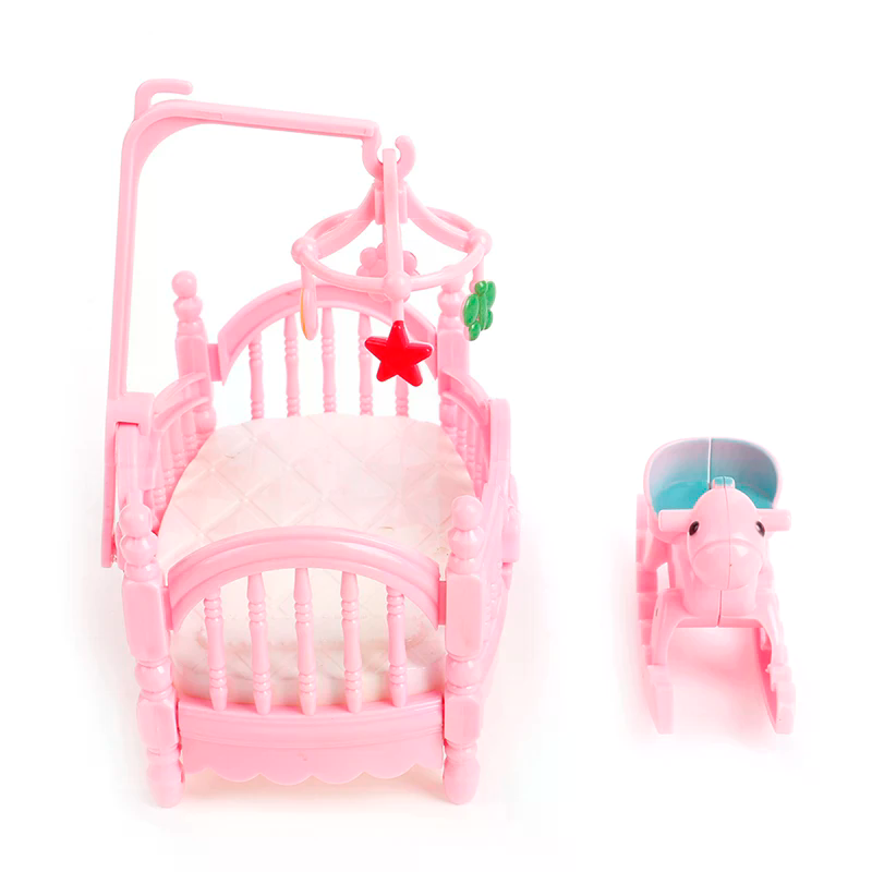 Miniatuur wieg houten paardens - Kids Outdoor Table And Chair Set recensie en prijs
