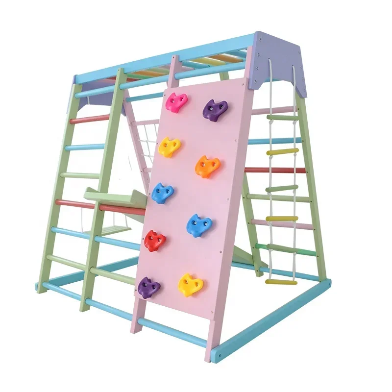 Klimrek voor kinderen van hout - Kids Outdoor Wooden Climbing Frame recensie en prijs