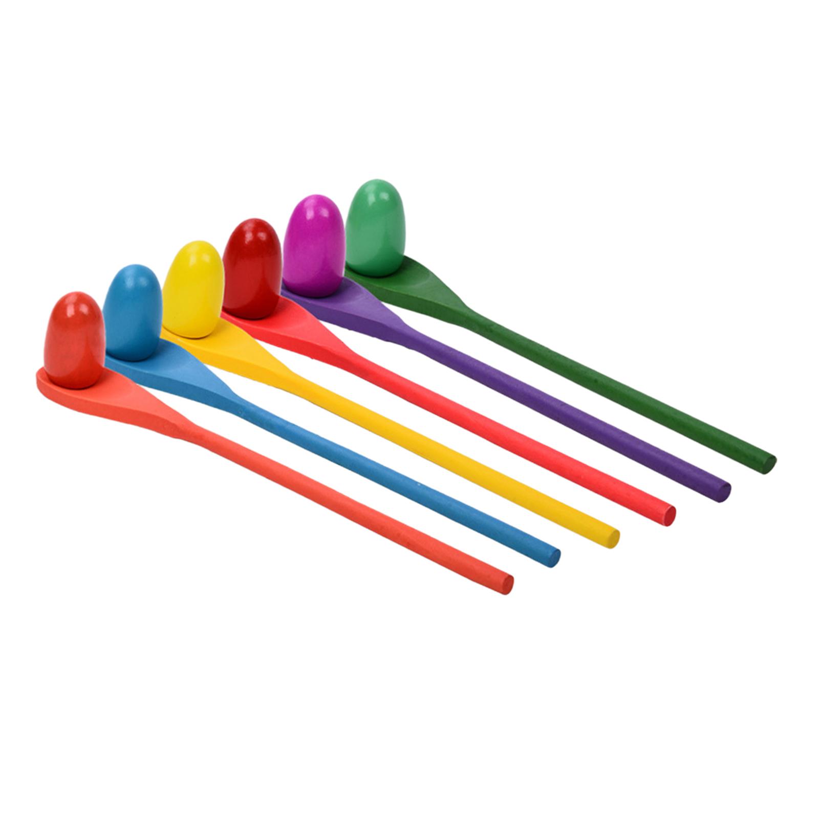 6 stuks Eierlepel Racespel Han - Kids Outdoor Yard Toys recensie en prijs