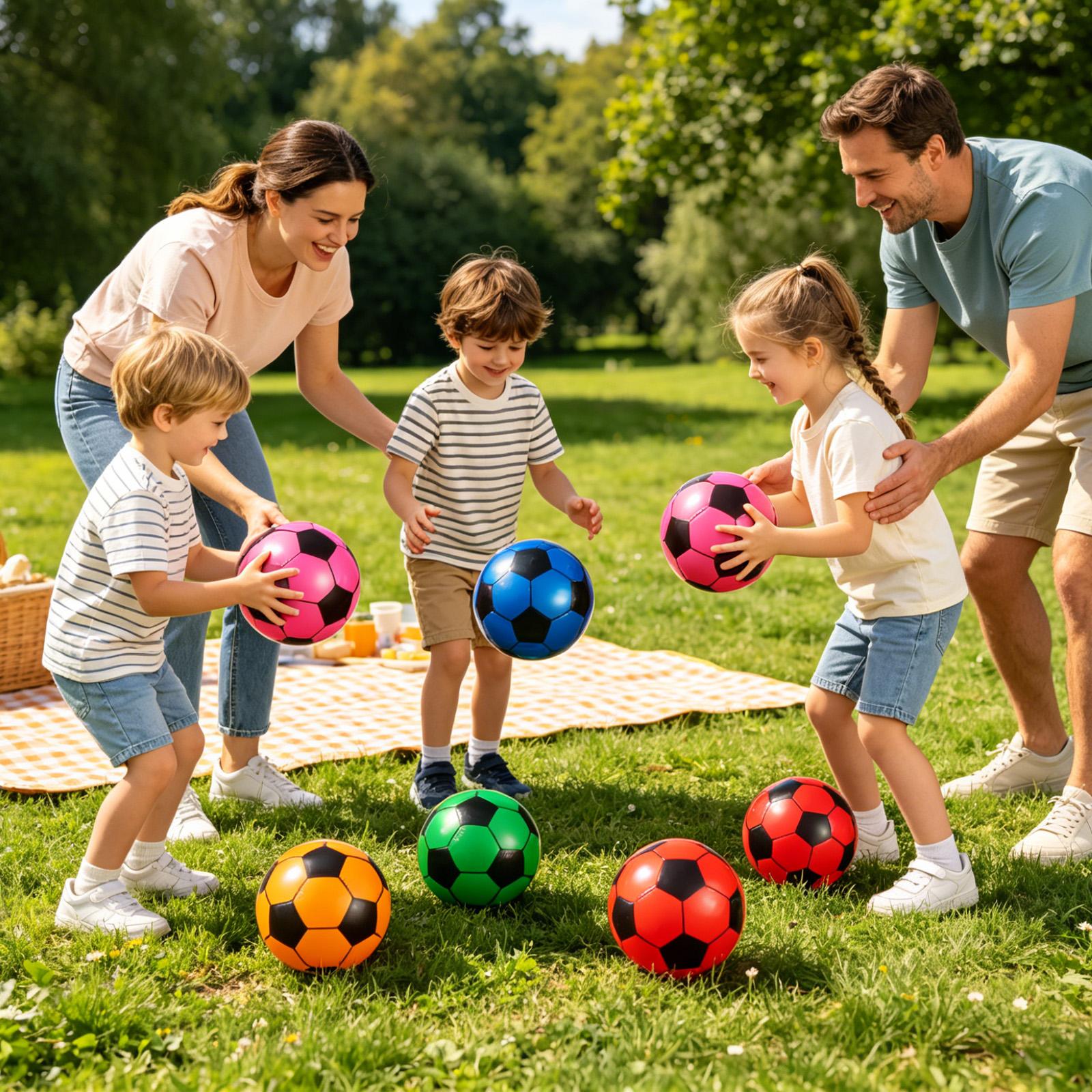 Opblaasbare voetbal, 6-delig z - Kids Outdoor Yard Toys recensie en prijs