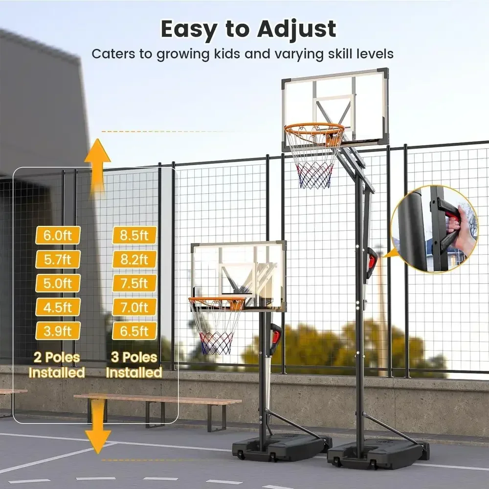 Draagbare buitenbasketbalring  - Kids Outdoor Basketball recensie en prijs
