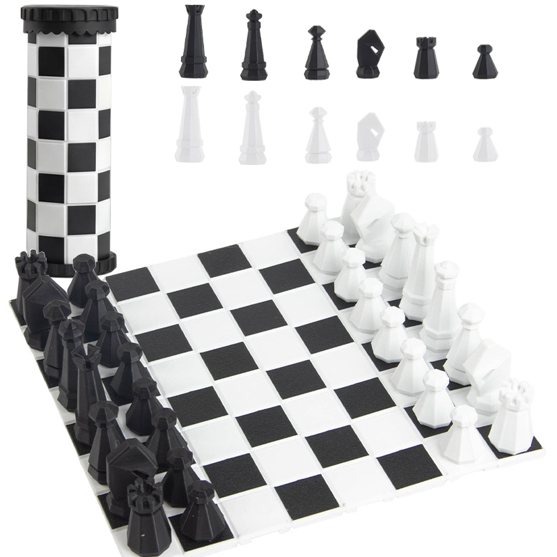 2-in-1 draagbare schaakspelset - Kids Outdoor Yard Games recensie en prijs